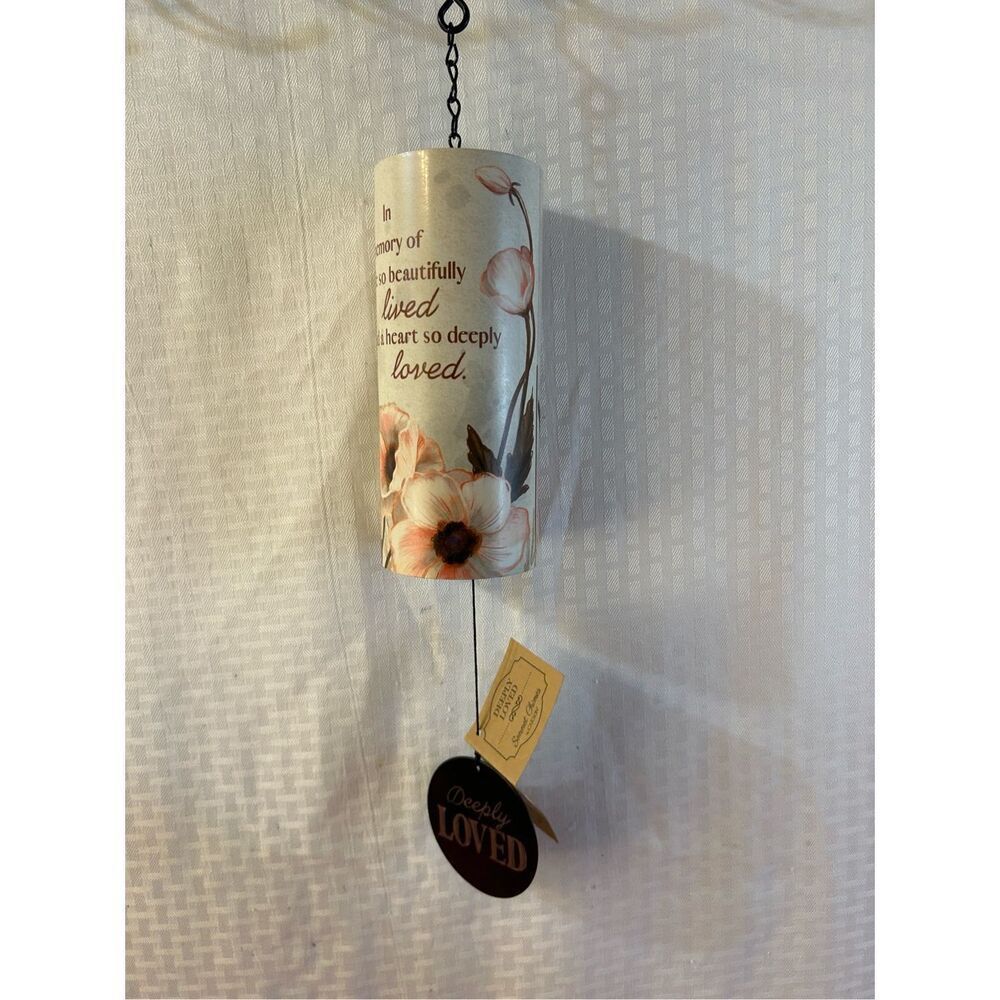 Carson 18”‎ wind chime Deepy Loved new "in memory"